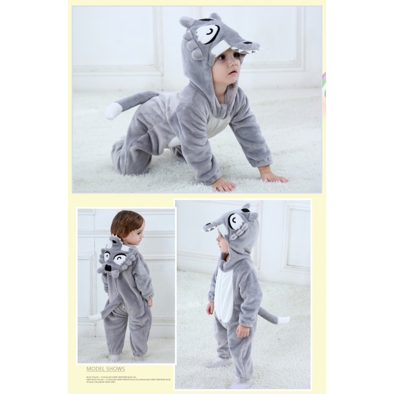 Grey Wolf Costume Toddler 