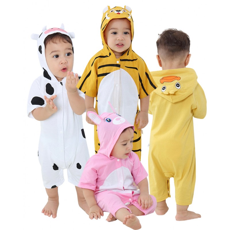 80 cm Baby Girl Boy Hooded Zebra Animal Romper Jumpsuit Outfit 9-12 months 
