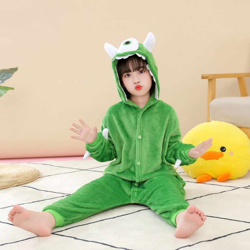 Baby Kids Animal Pajamas Romper Kigurumi Cosplay Sleep Costume Bathrobe Bodysuit 