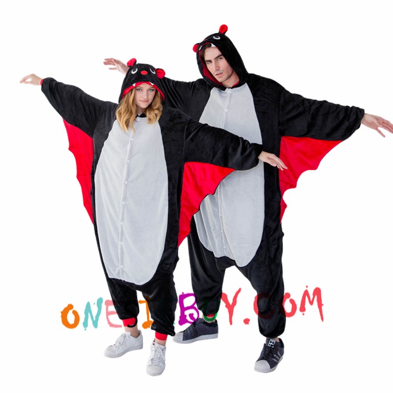 Adult Bat Onesie Cute Animal Pajamas on Sale - Hionesies
