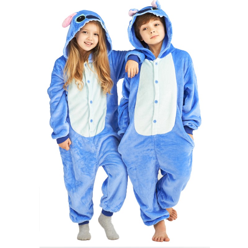 Circus Geschiktheid pad Kids Stitch Onesie for Boys Girls Animal Pajamas