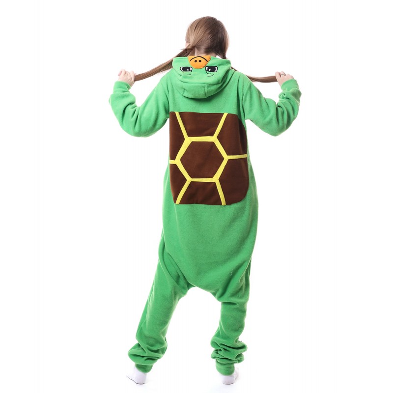 Turtle Costume Adult Pajamas Unisex Kigurumi Animal Cosplay Halloween Sleepwear 