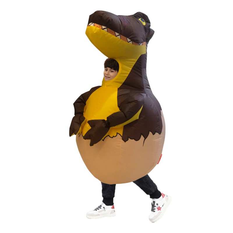 Inflatable Dinosaur Egg Costume Blow Up Halloween Kids Fancy Dress Costumes  