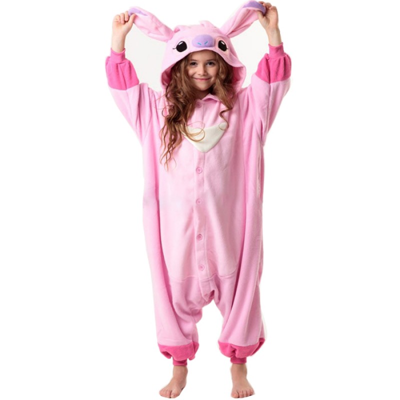 Kids Animal Stitch Pajamas Onesie Halloween Costumes Zipper Sleepwear 