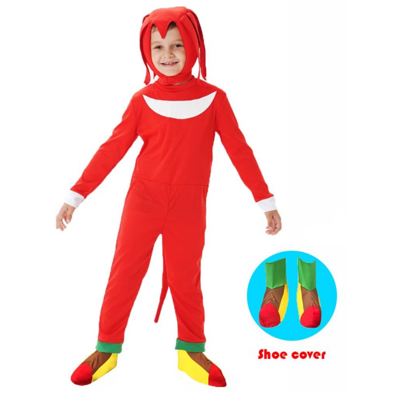 BellaPunk Game Sonic Halloween Cosplay Jumpsuits Hedgepig Stage Performance Sweatsuits Costumes Birthday Gift for 4-12years 