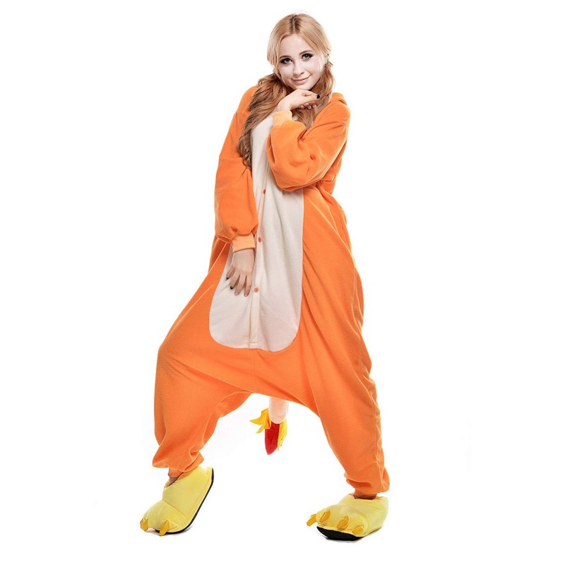 Charmander Onesie Pajama Animal Costumes For Women &