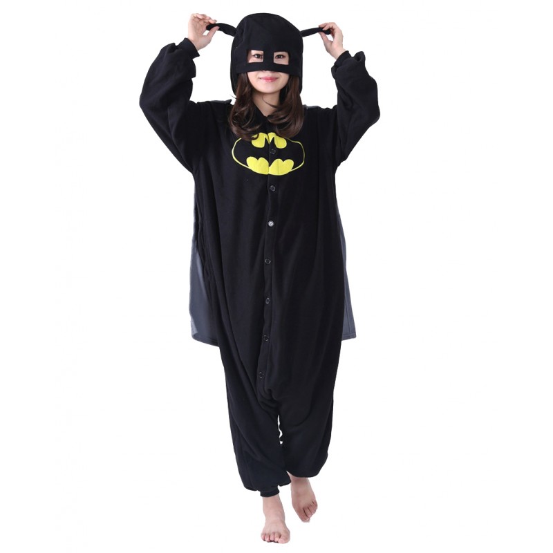 Batman Onesie Costume For Women & Men Unisex