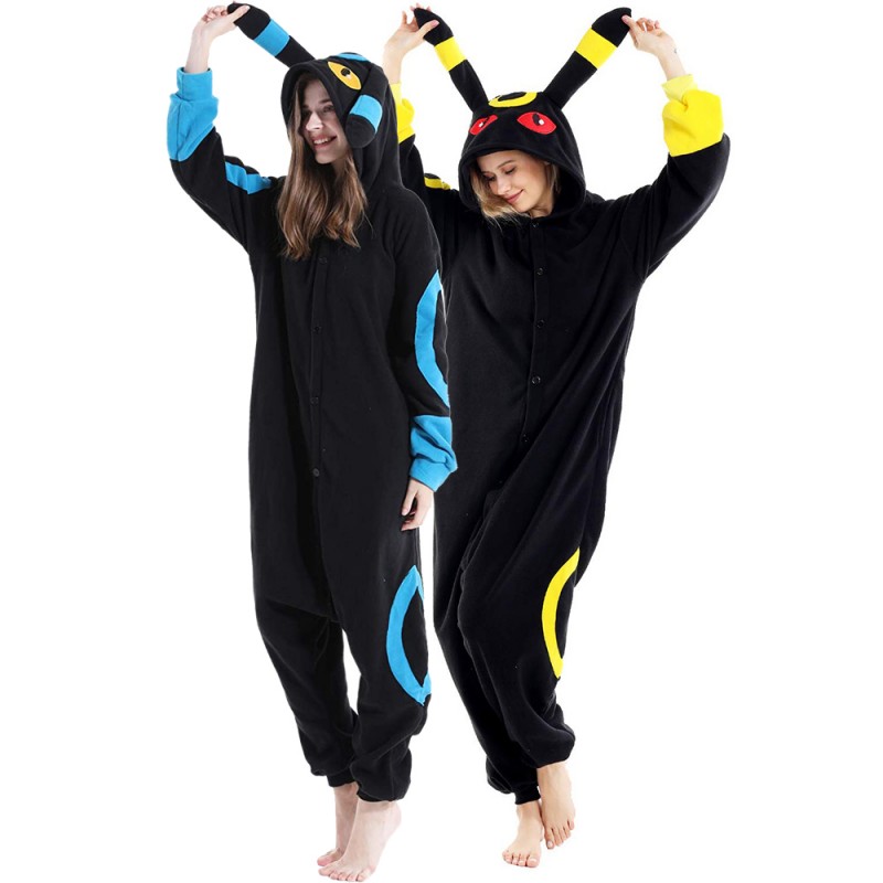 Umbreon Onesie Adult Pajamas Animal Costumes For Women & Men