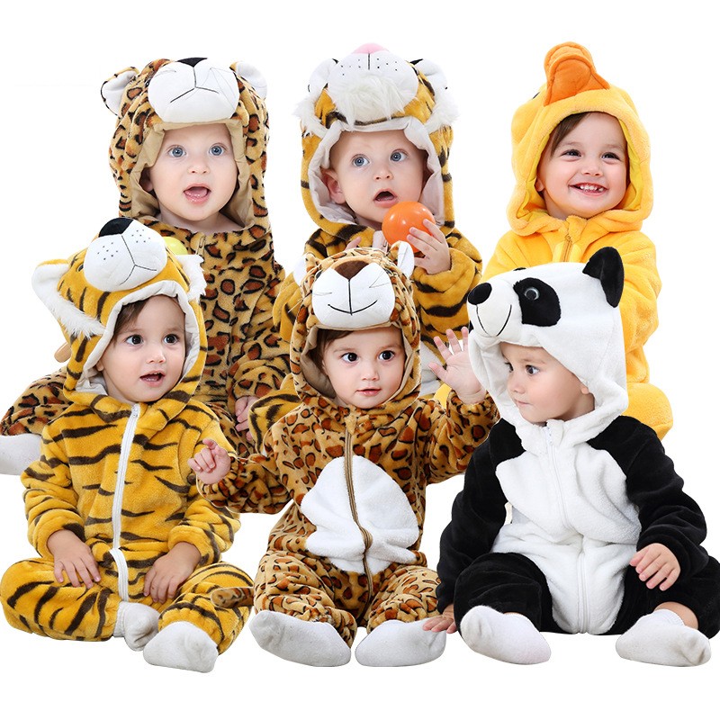 Soft.Unisex Baby Toddlers' Pajamas Kigurumi Animal cosplay costume Romper 
