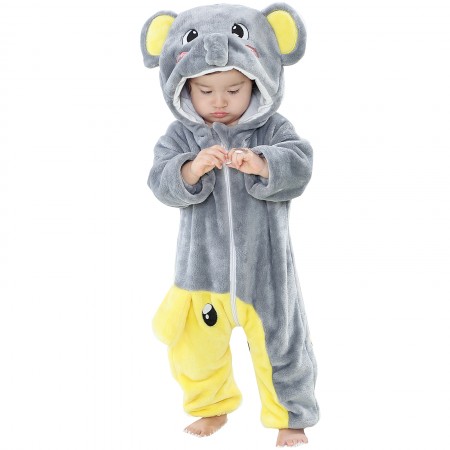 Elephant Onesie for Baby Toddler Animal Costume Outfit