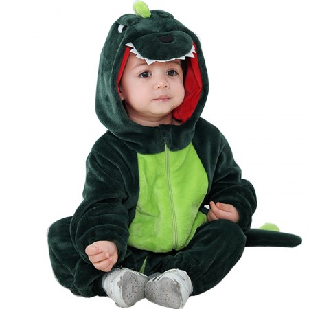 Green Dinosaur Onesie for Baby Toddler Animal Costumes Outfit