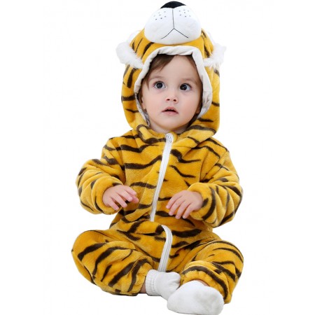 Infant & Toddlers Halloween Costume Tiger Onesie Romper Unisex Halloween Costumes Outfit Suit