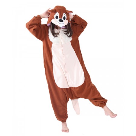 Chipmunks Kigurumi Onesie Pajamas Animal Costumes For Women & Men