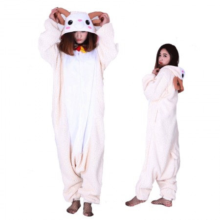 Goat Sheep Onesie Pajamas Kigurumi Animal Costumes For Adult