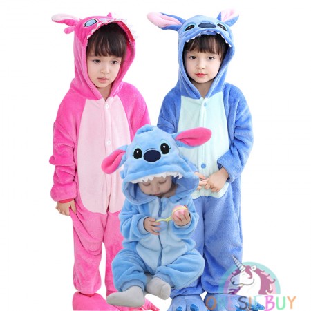 Stitch Onesie Kids Children Toddler Halloween Animal Costumes Outfit for Boys & Girls