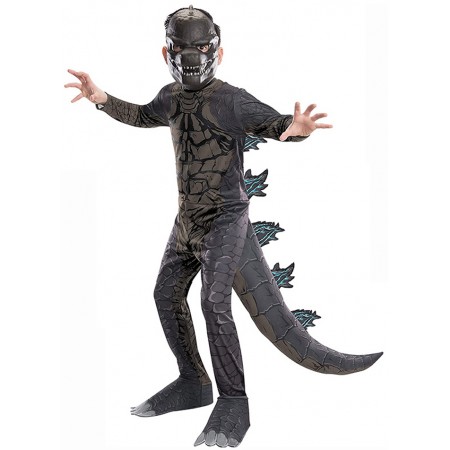Halloween Godzilla Costume for  Kids Party Outfit with Mask