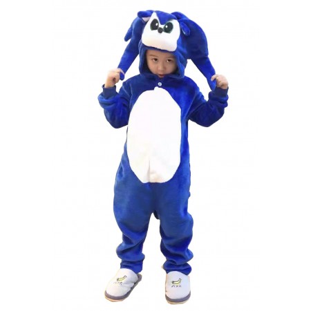 Kids Sonic the Hedgehog Onesie Jumpsuit Soft Halloween Costume Outfit