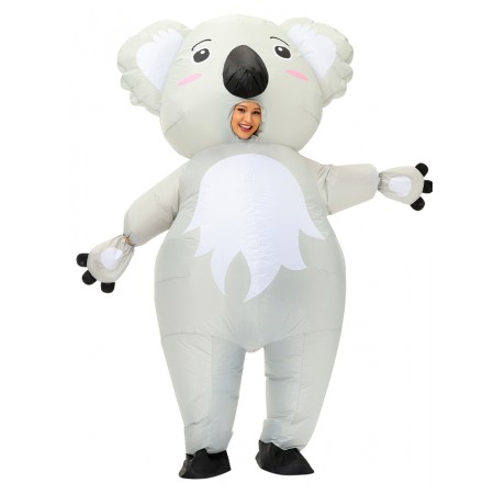 Adults Inflatable Costume Halloween Blow Up Koala Outfit 