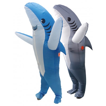 Inflatable Shark Costume Halloween Blow Up Funny Costumes