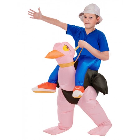 Inflatable Ostrich Costume Halloween Blow Up Funny Costumes For Kid