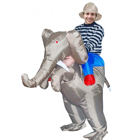Inflatable Elephant Costume Halloween Blow Up Funny Costumes For Adult