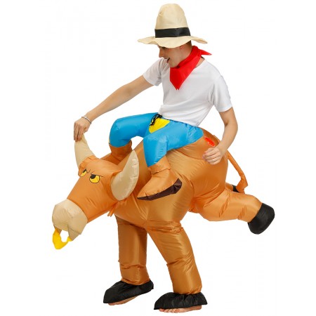 Inflatable Bull Costume Halloween Blow Up Funny Costumes For Adult Kids