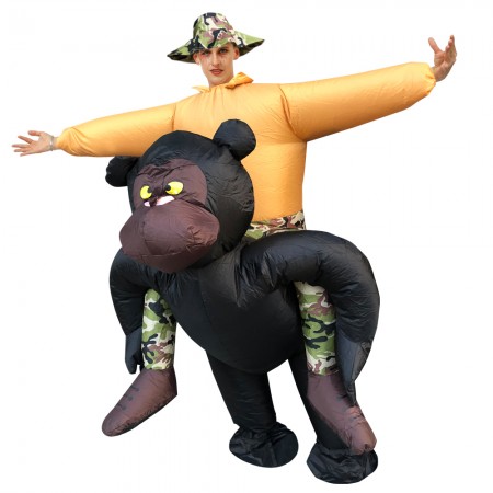 Inflatable King Kong Costume Halloween Blow Up Funny Costumes For Adult