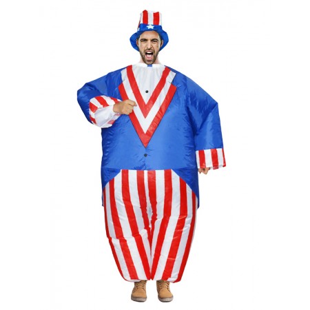 Inflatable Sam Costume Halloween Blow Up Funny Costumes For Adult
