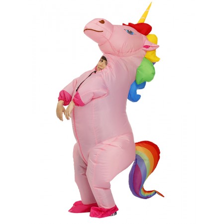 Kids Inflatable Unicorn Costume Halloween Blow Up Funny Costumes
