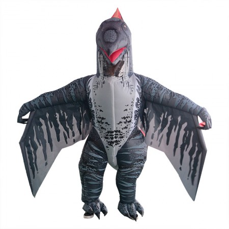Inflatable Pterosaur Costume Halloween Blow Up Dinosaur Outfit