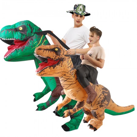 Halloween Rider Blow Up Trex Costumes For Adults