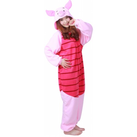 Piglet Costume Onesie For Adult & Teens Halloween Party Wear