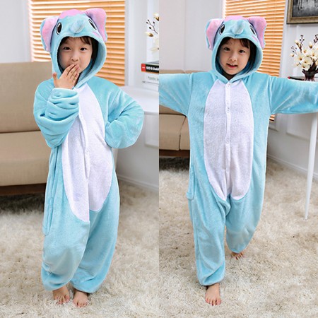 Elephant Onesie Pajamas Animal Kigurumi Costumes for Kids
