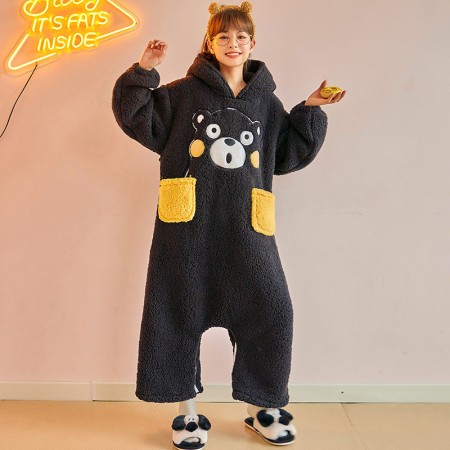 Kumamon Sleepwear Onesie Pajamas Bear Jumpsuit Cosplay Costume