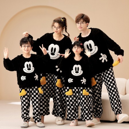 Mickey Pajamas Winter Family Matching Pjs Sleepwear