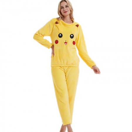 Pikachu Pajamas Set Women Sleepwear Homewear