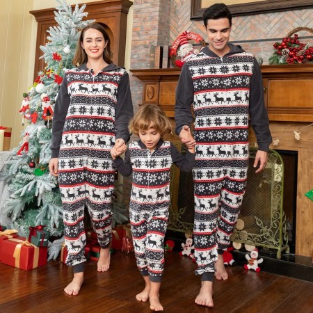 Matching Family Christmas Pajamas Holiday Onesie Vacation Cute Printed Loungewear