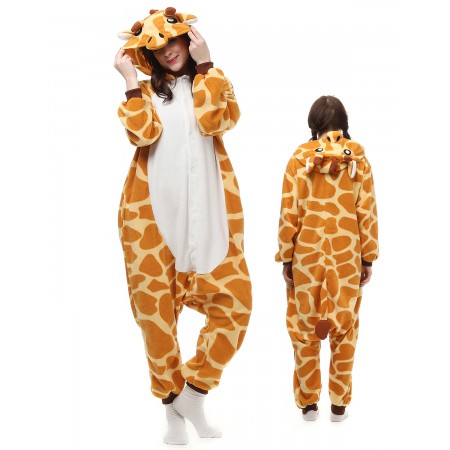 Giraffe Kigurumi Onesie Pajamas Animal Costumes For Adult
