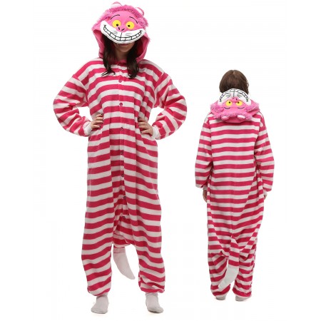 Cheshire Cat Kigurumi Onesie Pajamas Animal Costumes For Adult