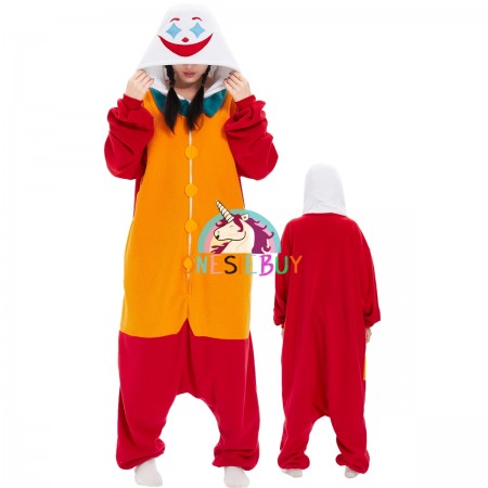 Joker Costume Joaquin Phoenix Onesie Halloween Easy Cosplay Suit Party Wear Pajamas