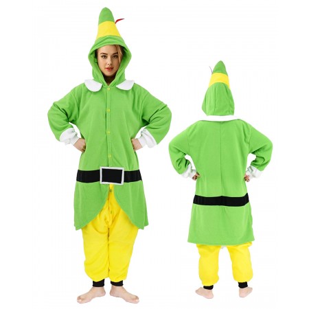 Chirstmas Elf Onesie Costume Suit for Unisex Adults & Teens