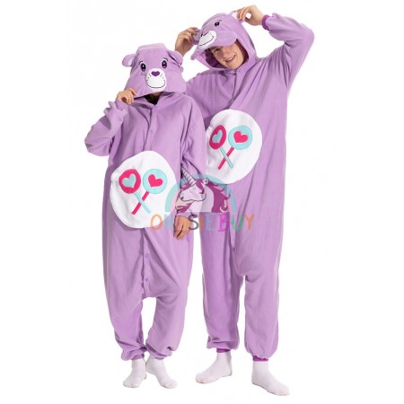 Care Bears Share Bear Onesie Pajamas Costume Cute Outfit Unisex Style
