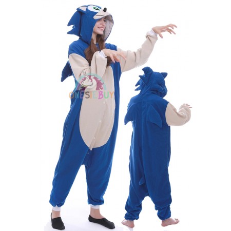 Adult Sonic the Hedgehog Onesie Costume Unisex Style