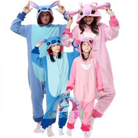 lilo & Stitch Onesie Halloween Family Costumes For Adult & Kids